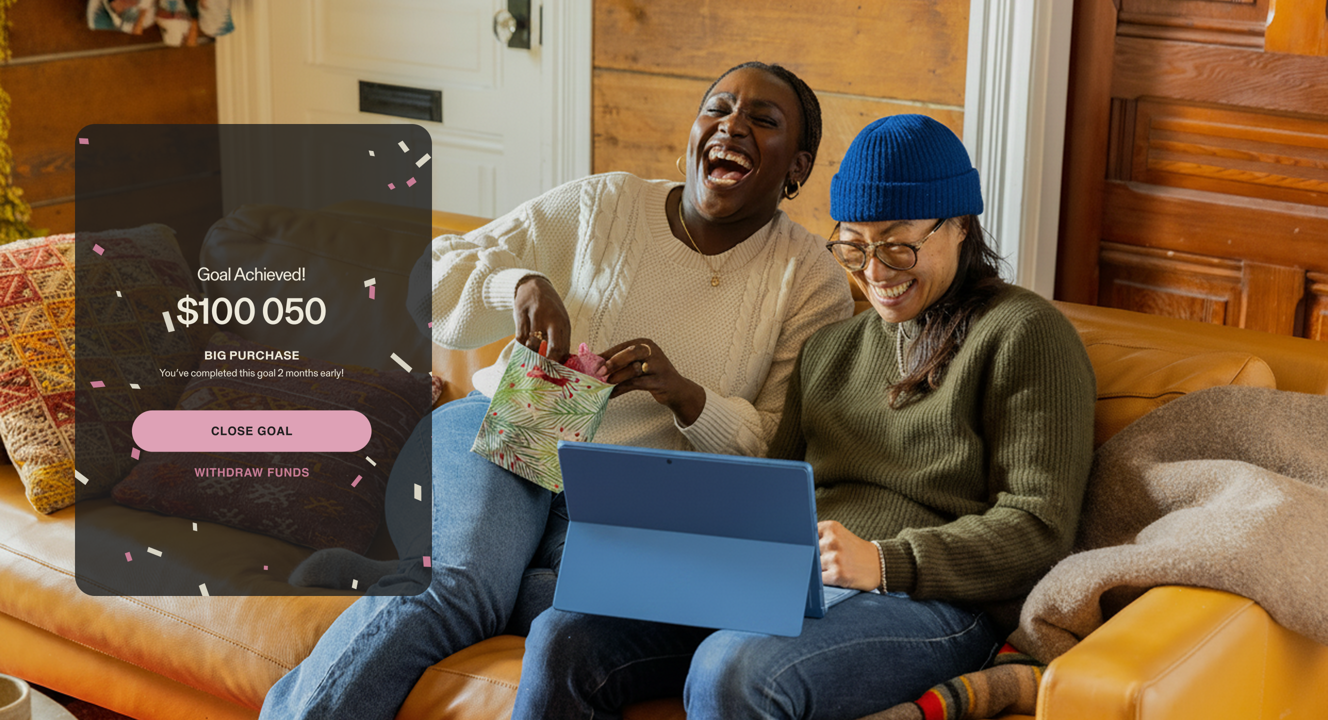 Lower financial stress